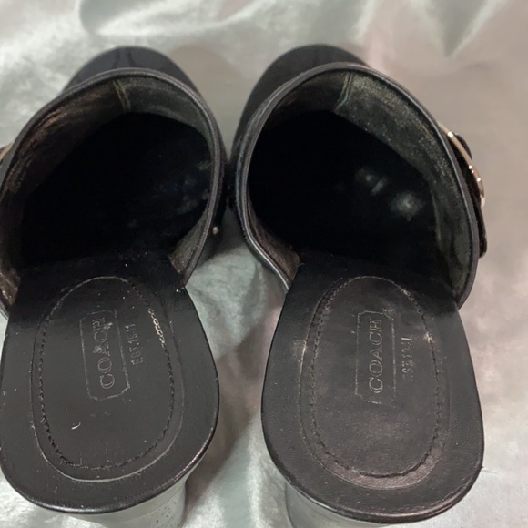 Coach Willow Signature Clogs black size 10 B - Picture 4 of 7
